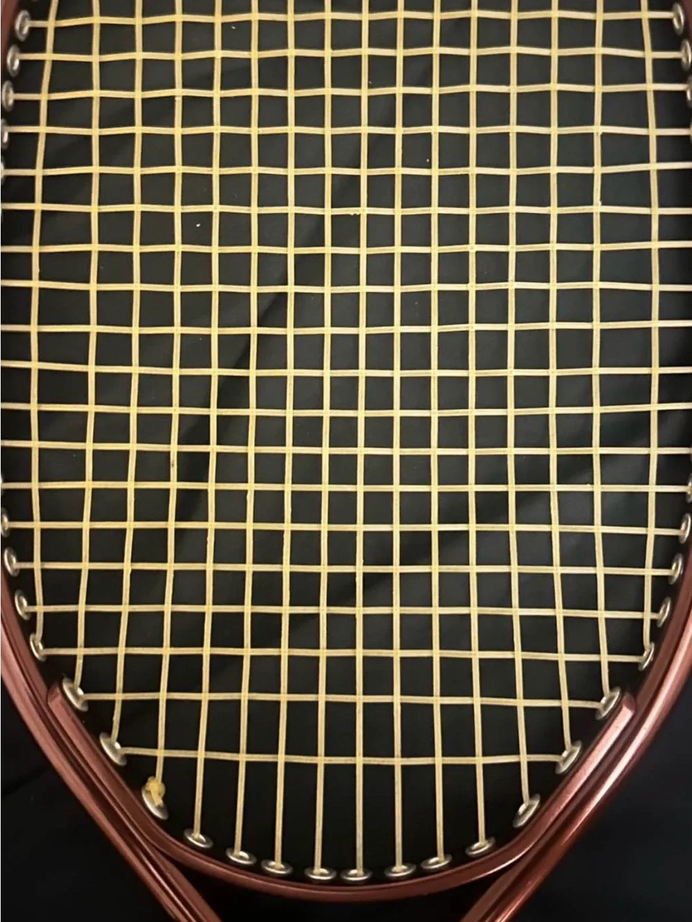 Vintage Brown leather Ektelon Tennis Racket with Brown Leather Cover